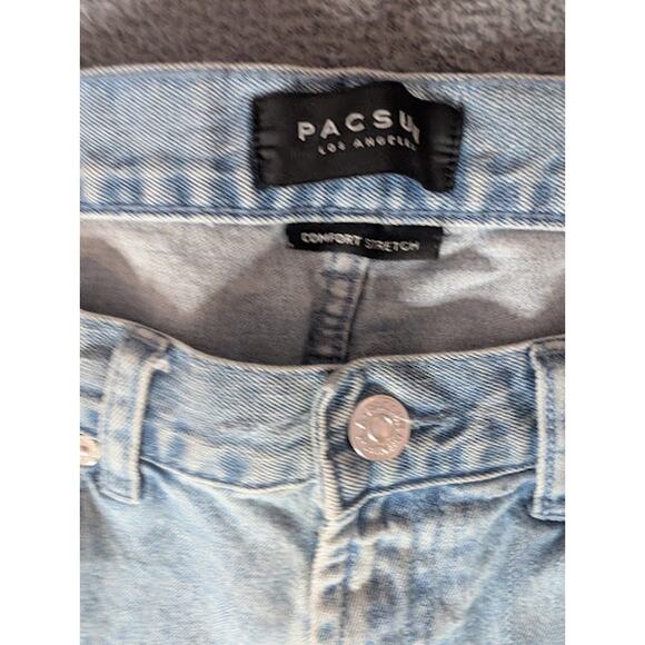 PacSun Men’s Jeans – Painted Flame Detail on Lower Legs W 34 L 28 Festival - Picture 4 of 9